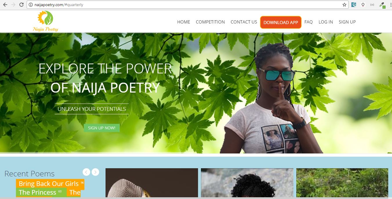 Explore the power of Naija Poetry and Start Earning Credits